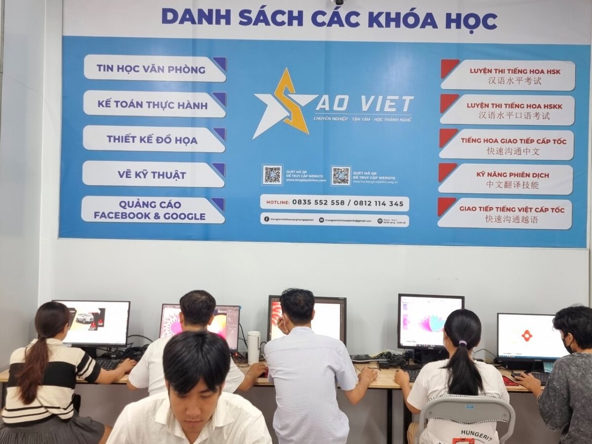Chonnghe Edu Vn Khóa Học Thiết Kế Đồ Họa Tại Trung Tâm Tin Học Sao Việt